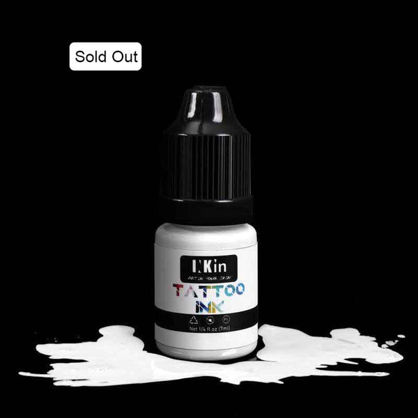 Tattoo Ink White 1/4 OZ (7 ml) - 338 - INKin Tattoo Supply
