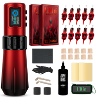 INKin Rampage 5.0mm Stroke Wireless Tattoo Machine Kit with Ink & Cartridges – Professional Complete Tattoo Set