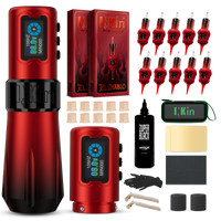 INKin Rampage 5.0mm Stroke Wireless Tattoo Machine Kit with Ink & Cartridges – Professional Complete Tattoo Set