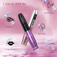 Lola Air Pro Wireless Adjustable Permanent Makeup Machine with Extra Battery Power - INKin Tattoo Supply