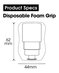 EZ DISPOSABLE TATTOO MACHINE GRIP - INKin Tattoo Supply