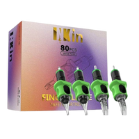 INKin Kelly Finger Ledge Tattoo Needle Cartridges  (80Pcs) - INKin Tattoo Supply