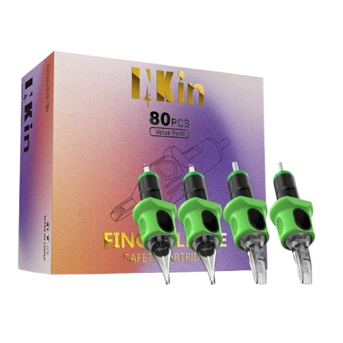 INKin Kelly Finger Ledge Tattoo Needle Cartridges  (80Pcs)