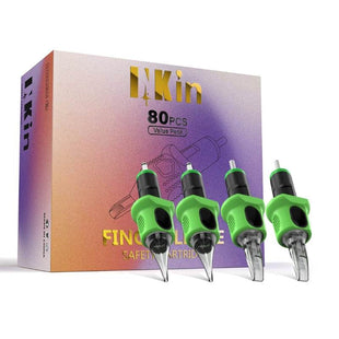 INKin Kelly Finger Ledge Tattoo Needle Cartridges  (80Pcs)