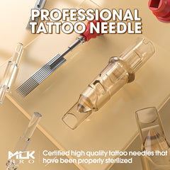 MLKBRO 100Pcs Tattoo Cartridge Needles Mixed