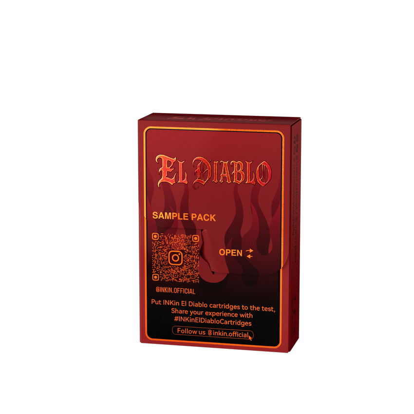 INKin El Diablo Finger Ledge Tattoo Cartridges Needles Sample Pack (2pcs)