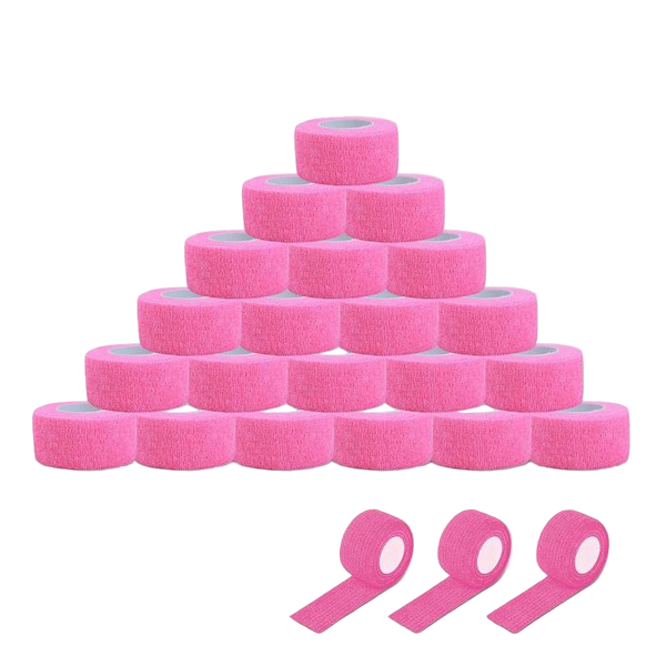 INKin Pink Self-Adhesive Bandage (24 Rolls) - INKin Tattoo Supply