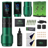 Kit completo inalámbrico de máquina de tatuaje INKin Inferno Stoke ajustable (dos agarres)