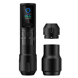INKin Inferno Adjustable Stroke Wireless Tattoo Machine (2 Grips)