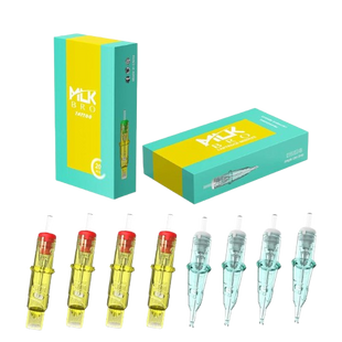 INKin MLKBRO Tattoo Cartridge Needles Mixed Big Value Pack (100Pcs)