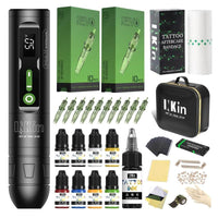 INKin CL2 Max Full Set Brushless Motor Wireless Tattoo Machine Kit(3400mAh Battery) - INKin Tattoo Supply