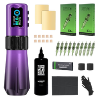 INKin Rampage Direct Drive 4.5/4.0mm Stroke Full Set Wireless Tattoo Machine Kit - INKin Tattoo Supply