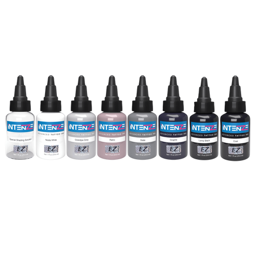 Power Grey Intenze Tattoo Ink Set