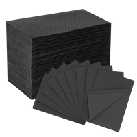 INKin Black Waterproof Disposable Dental Bibs (125 Pack )