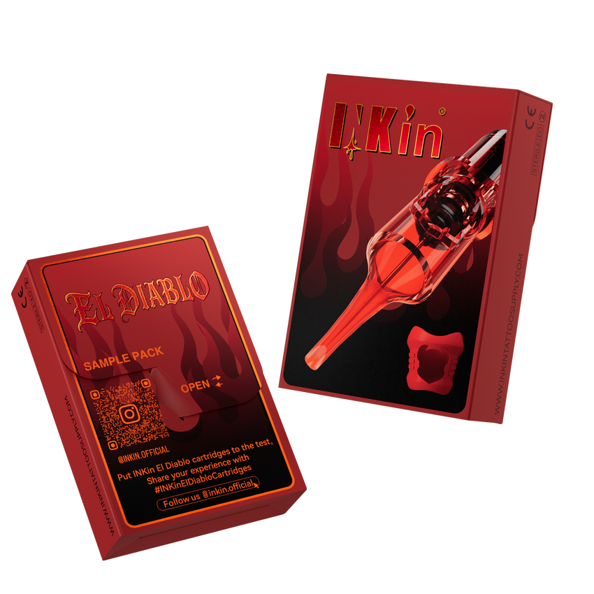 INKin El Diablo Finger Ledge Tattoo Cartridges Needles Sample Pack (2pcs)