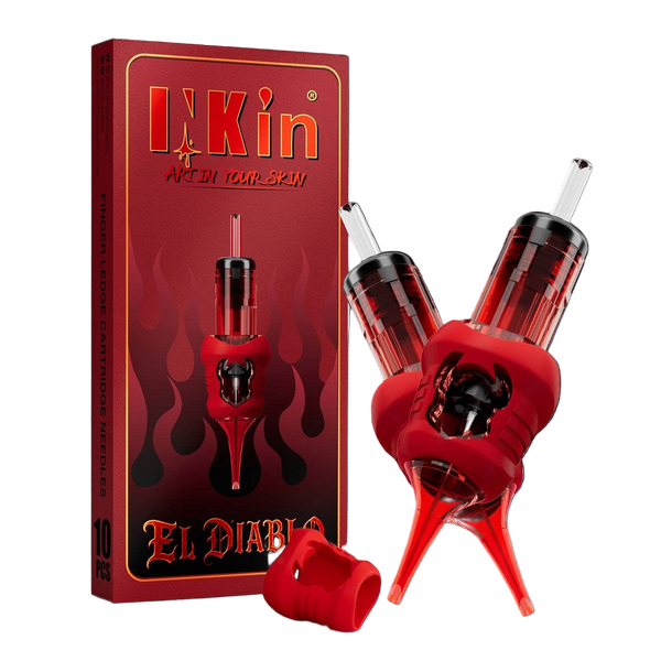 INKin El Diablo Finger Ledge Tattoo Cartridges Needles (10pcs) - INKin Tattoo Supply