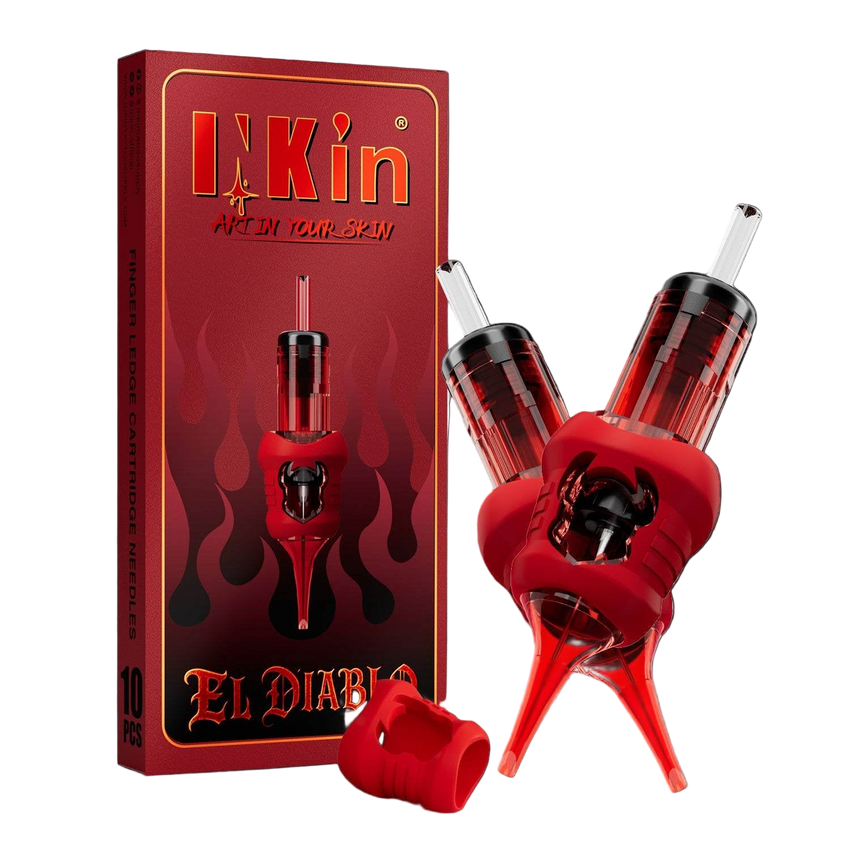 INKin El Diablo Finger Ledge Tattoo Cartridges Needles (10pcs)