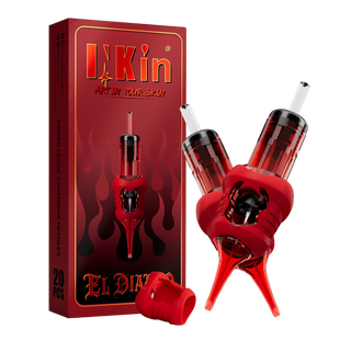 INKin エル・ディアブロ フィンガーレッジ タトゥーカートリッジ ニードル（20個）