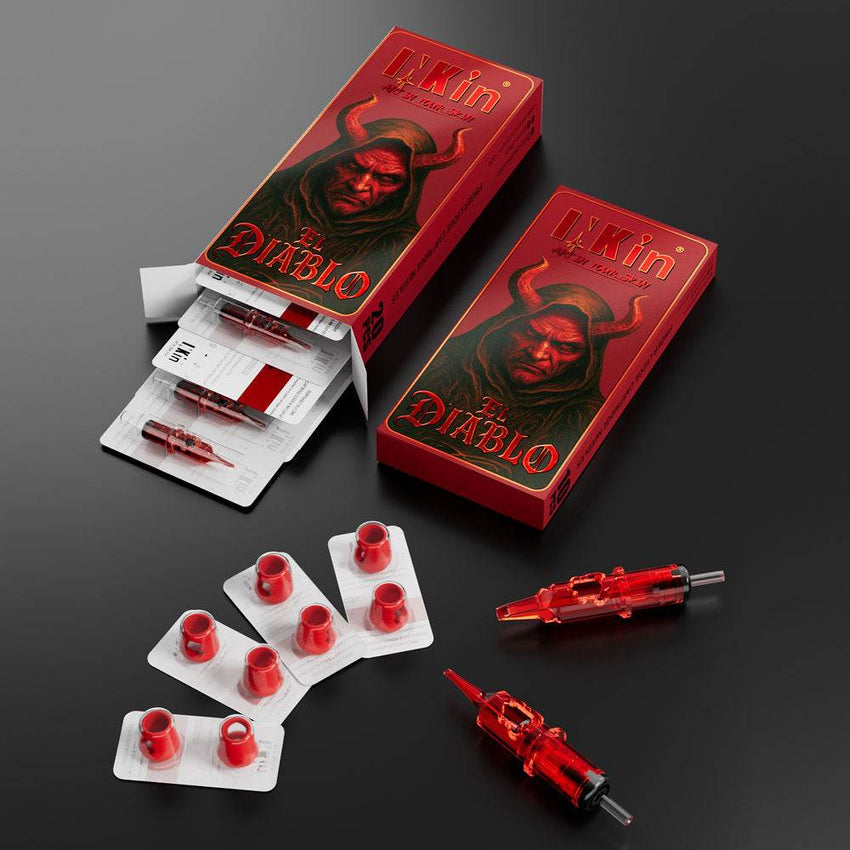 INKin El Diablo Finger Ledge Tattoo Cartridges Needles (10pcs) - INKin Tattoo Supply