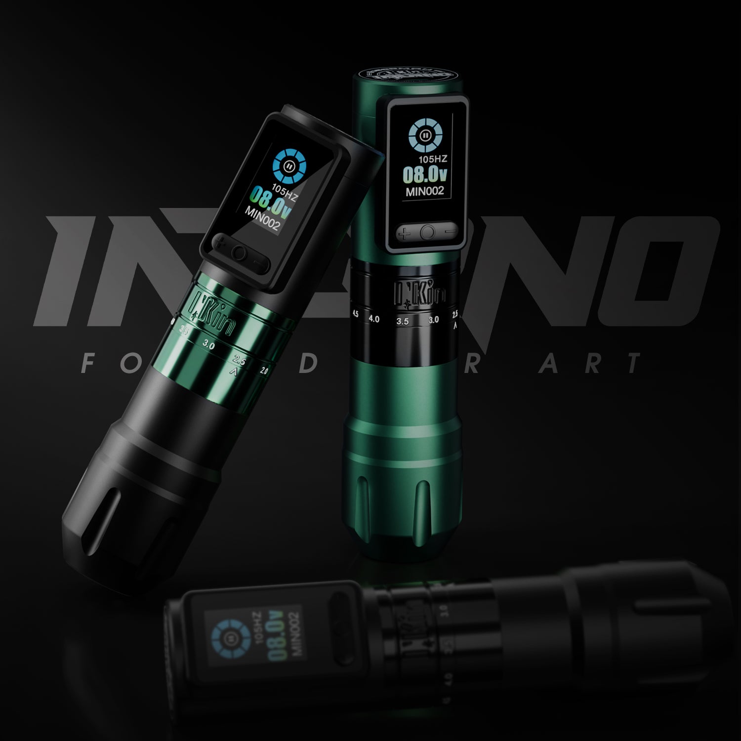 extra-quiet tattoo machine with six adjustable stroke lengths designed for both beginners and masters.