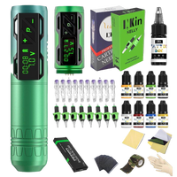 Kit completo inalámbrico de máquina de tatuar INKin CL2 con recorrido de 4.0 mm (2 baterías)