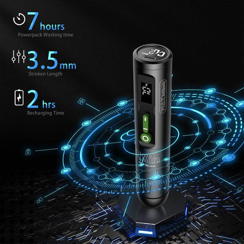 INKin CL2 Max Wireless Tattoo Gun with 3400mAh Battery (Brushless Motor) - INKin Tattoo Supply