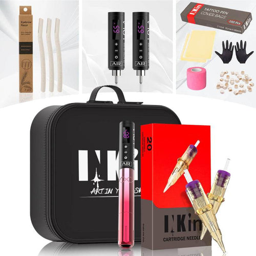 INKin Lola Air Tattoo Machine Kit for Permanent Makeup Microblading