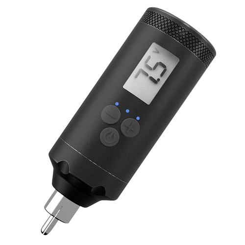 Fonte de Tatuagem RCA Sem Fio Bateria Preta