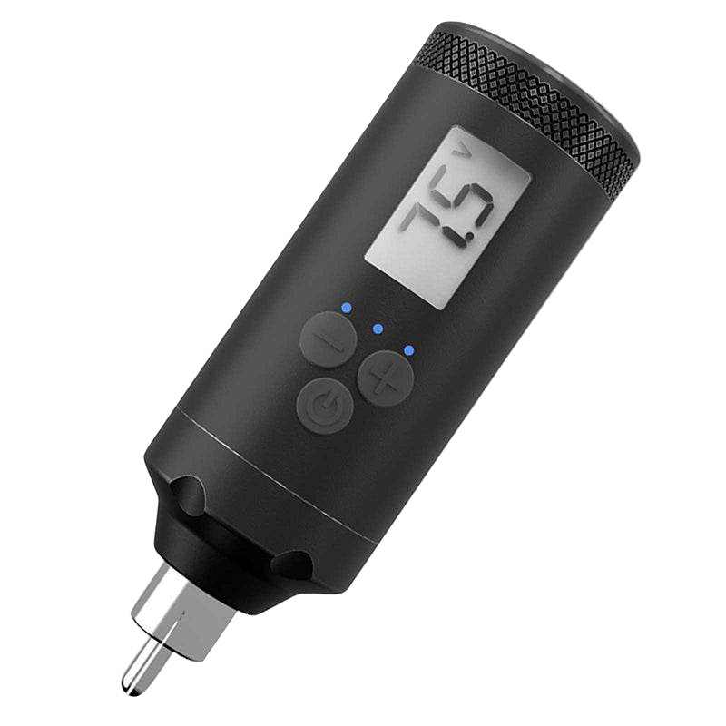 Tattoo Power Supply RCA Wireless Battery Black