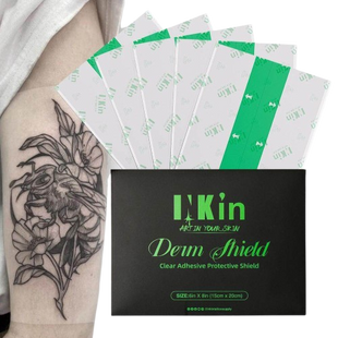 INKin Premium Tattoo Aftercare Derm Shield Bandage Package(5 Sheets)