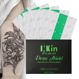 INKin Premium Tattoo Aftercare Derm Shield Bandage Package(5 Sheets)