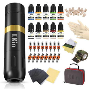 INKin Ultra 3.5mm Beginner Wireless Tattoo Machine Kit