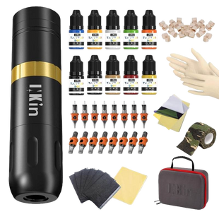 INKin Ultra 3.5mm Beginner Wireless Tattoo Machine Kit