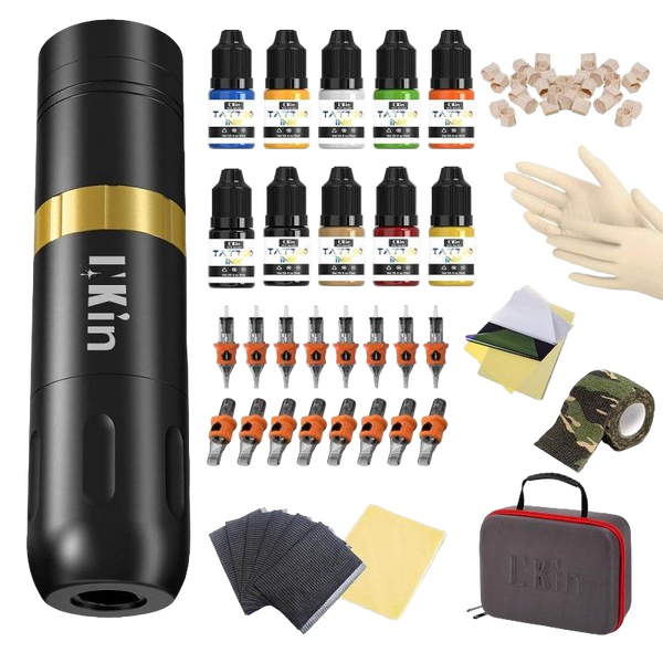 INKin Ultra 3.5mm Beginner Wireless Tattoo Machine Kit