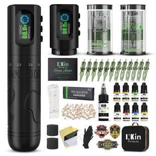 INKin Tattoo Machine Kit 2.0mm - 4.2mm Adjustable Stroke Length, Inkflexo Tattoo Gun Kit Complete for Tattoo Artists - INKin Tattoo Supply