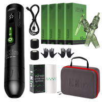 INKin CL2 Max Full Set Brushless Motor Wireless Tattoo Machine Kit(3400mAh Battery)
