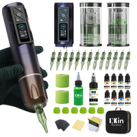 INKin CL4 Professional Full Set Wireless Tattoo Machine Kit
