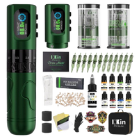 Kit de máquina de tatuaje INKin de 2,0 mm a 4,2 mm con longitud de carrera ajustable, kit completo de pistola de tatuaje Inkflexo para artistas del tatuaje