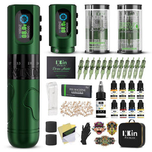 INKin Tattoo Machine Kit 2.0mm - 4.2mm Adjustable Stroke Length, Inkflexo Tattoo Gun Kit Complete for Tattoo Artists
