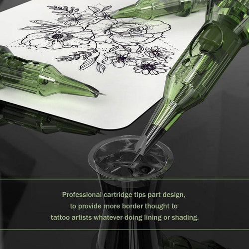 INKin REVO Tattoo Cartridges Needles (50Pcs Assorted RL RS RM M1) - INKin Tattoo Supply