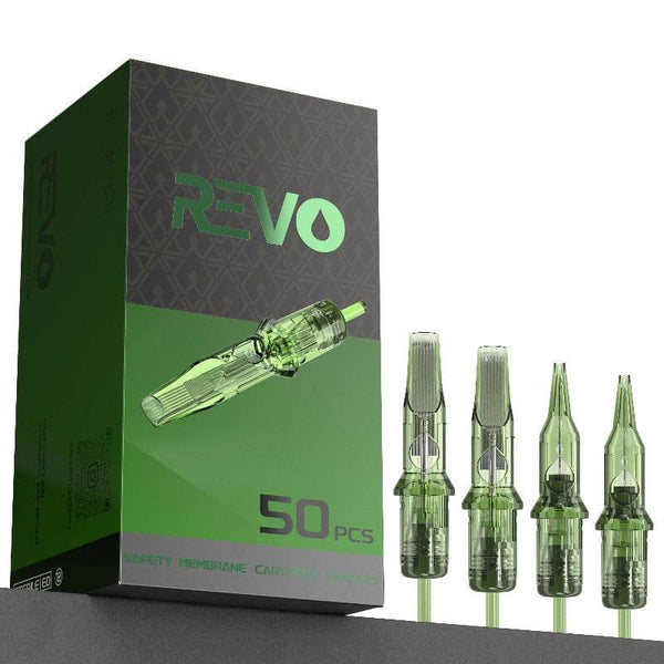 INKin REVO Tattoo Cartridges Needles (50Pcs Assorted RL RS RM M1) - INKin Tattoo Supply