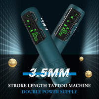 INKin CL2 Wireless Tattoo Machine Kit with 2 Batteries(Special Xmas Green) - INKin Tattoo Supply
