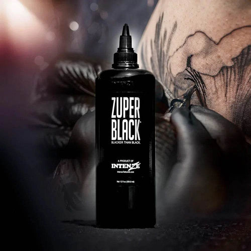 Zuper Black Intenze Tattoo Ink - INKin Tattoo Supply