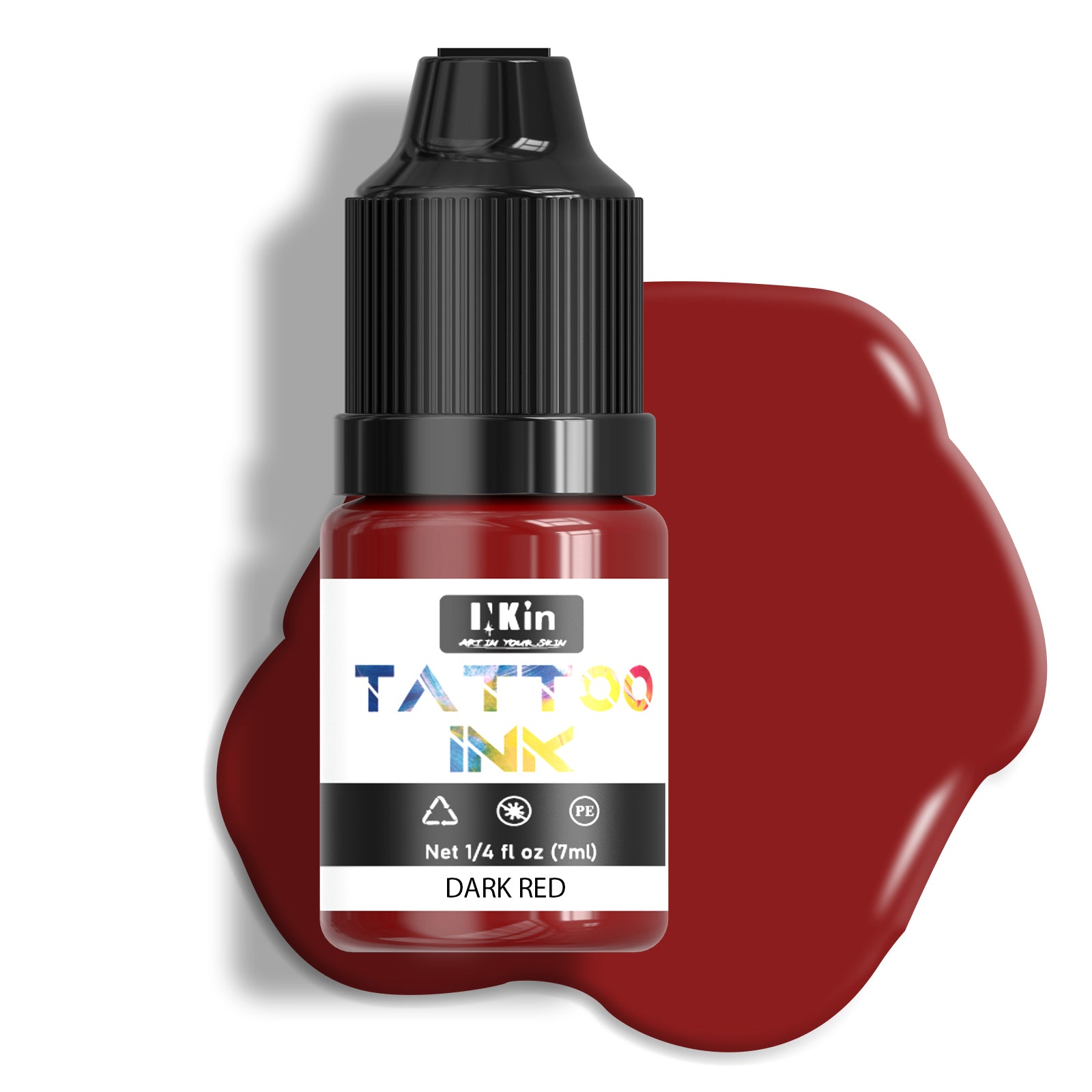 1pc 4oz Premium Red Tattoo Ink - Professional Tattoo Ink For Outlining,  Shading And Blending - Tattoo Ink - Permanent Red Tattoo