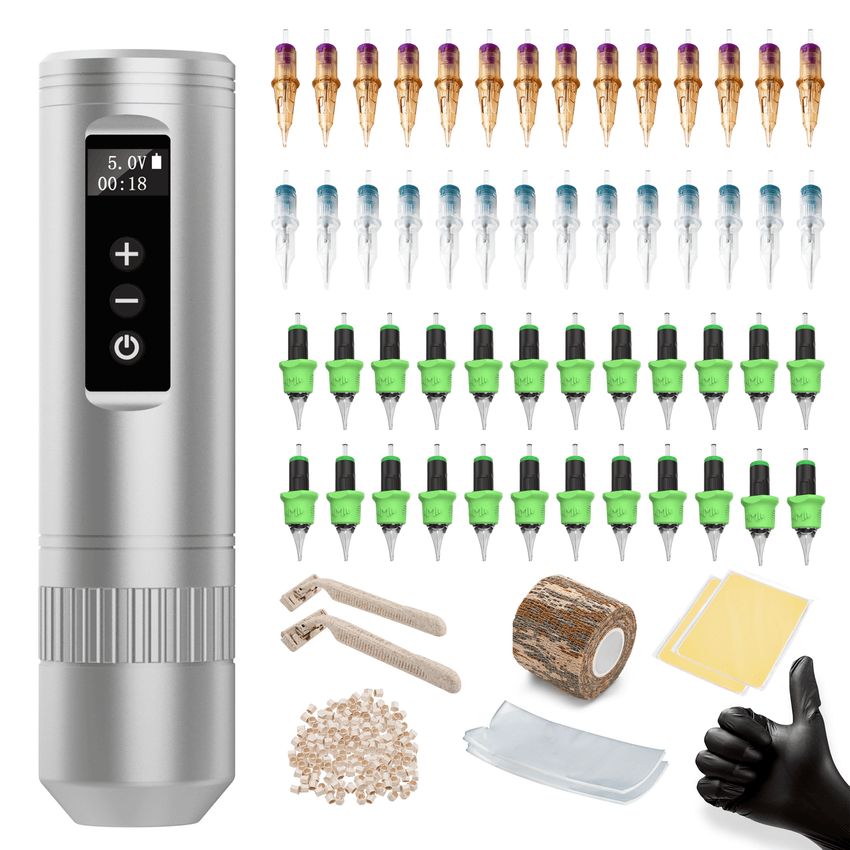 INKin Nowta-1 Beginner Wireless Tattoo Machine Kit Bundle - INKin Tattoo Supply