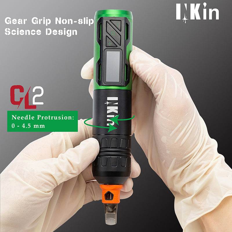 INKin CL2 3.5mm Stroke Length Professional Wireless Tattoo Machine Kit Bundle - INKin Tattoo Supply