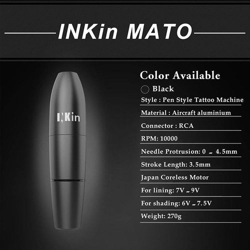 INKin MATO Pen Rotary Tattoo Machine - INKin Tattoo Supply