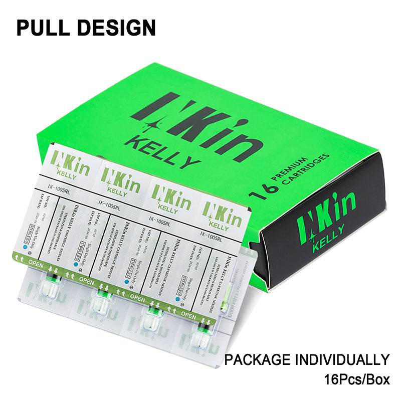 INKin Kelly Finger Ledge Tattoo Needle Cartridges (80Pcs) - INKin Tattoo Supply